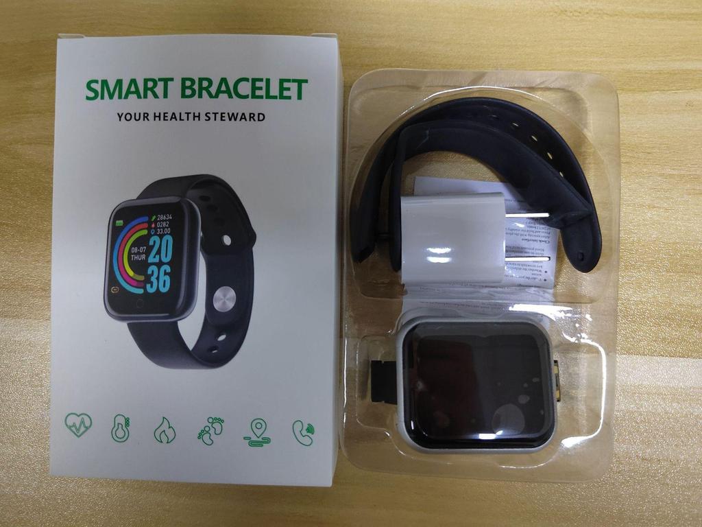 Y68 Smart Bracelet: NFC, Heart Rate, Blood Pressure & Oxygen Monitor, D20 Pedometer, Call Alarm, Waterproof.