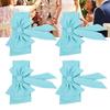 10pcs Chair Sashes for Wedding Elastic Chair Bows Sashes   Decorative for Party Ceremony Reception Banquet Decorations