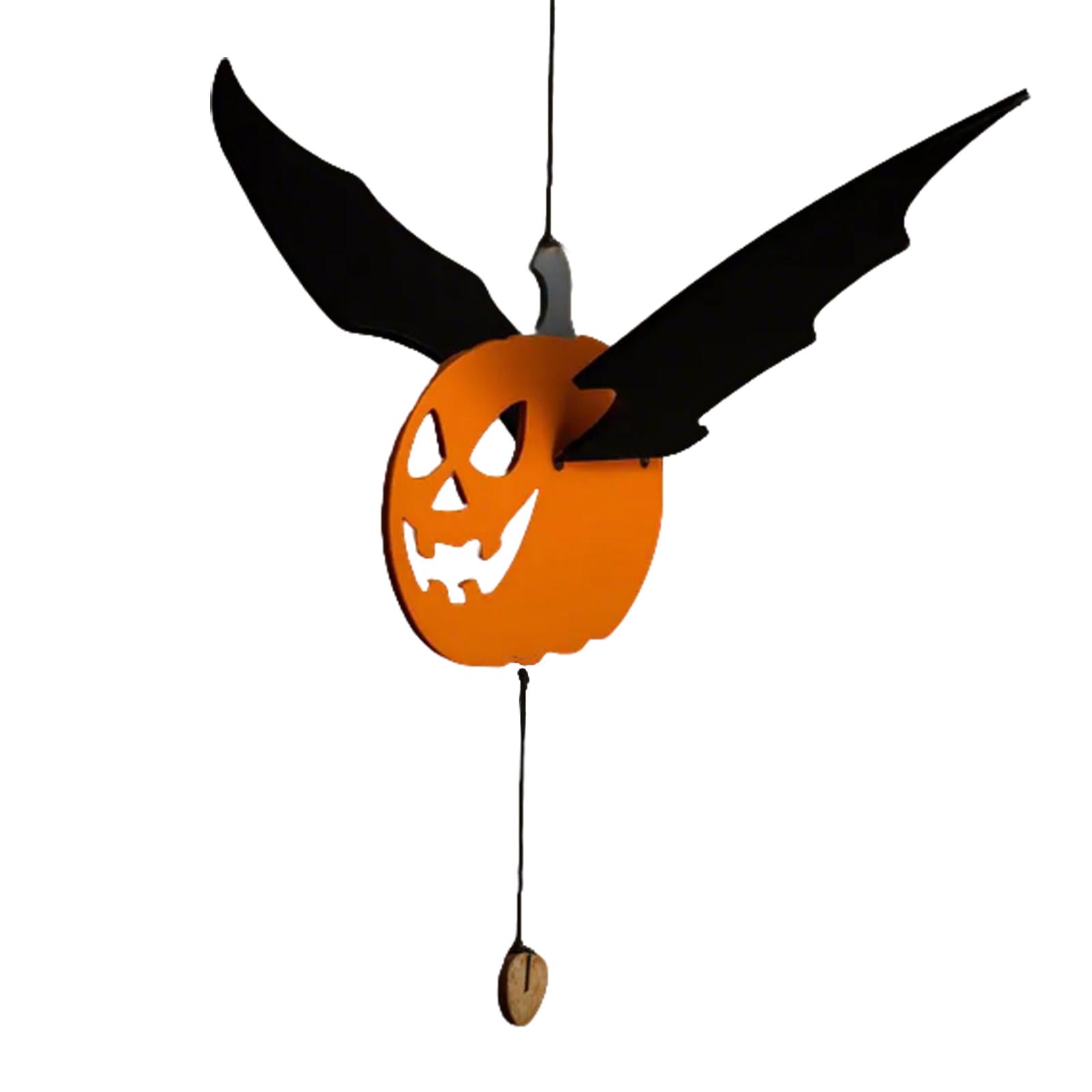 

7-inch Halloween Hanging Decoration - - Flying Pumpkin - Hanging Acrylic Halloween Decoration, A Unique Gift Suitable For Both Children And Adults, H