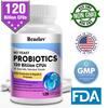 Bcuelov 120 billion probiotic composite capsules contain 36 strains of bacteria and digestive enzymes helping with intestinal digestion and absorption