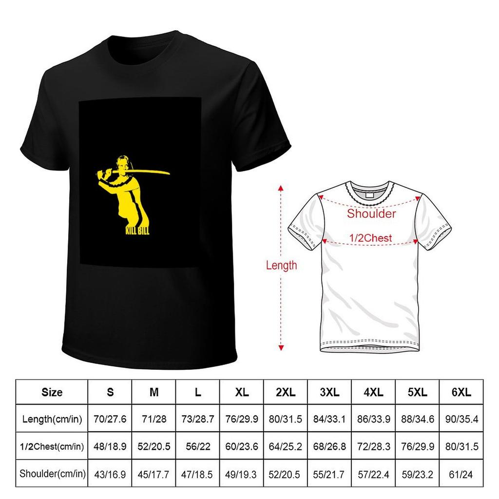 Kill Bill TShirt graphics sublime Man tshirt plus size clothes plus size men clothing