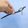 Elegant Lotus Wood Hair Stick with Tassel Traditional Chinese Hair Accessories Charming Hairpin for Women's Updo Styling Tools