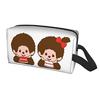 Rikana Monchhichi cosmetic pouch makeup stylish portable functional large capacity waterproof accessory storage lightweight business trip travel