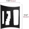 Car Gear Shift Panel Cover Decals for 2011 2012 2013 2014 Dodge Charger Accessories Carbon Fiber Interior Stickers
