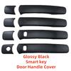 For NISSAN X-Trail XTrail T33 2008 2009 2010 20112013 Qashqai Black Carbon Car Accessory Door Handle Bowl Cover Trim Paste Style