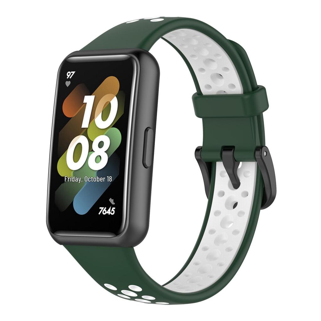 Breathable Two-Color TPU Replacement Strap for Huawei Band 7