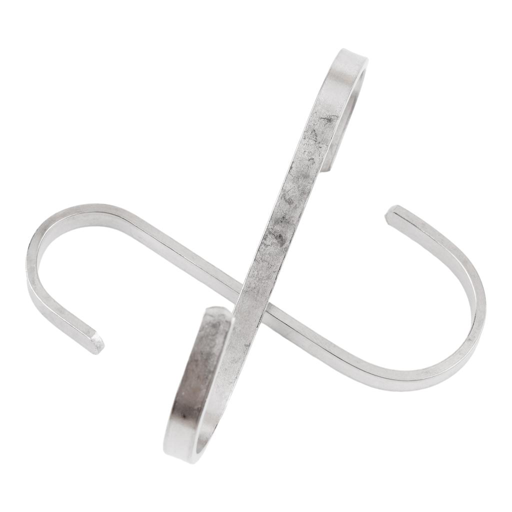 12pcs S Hook Flat Stainless Steel Silver Anti-drop No Bayonet Hook For Kitchen Garden Garage Hanging Utensil Home