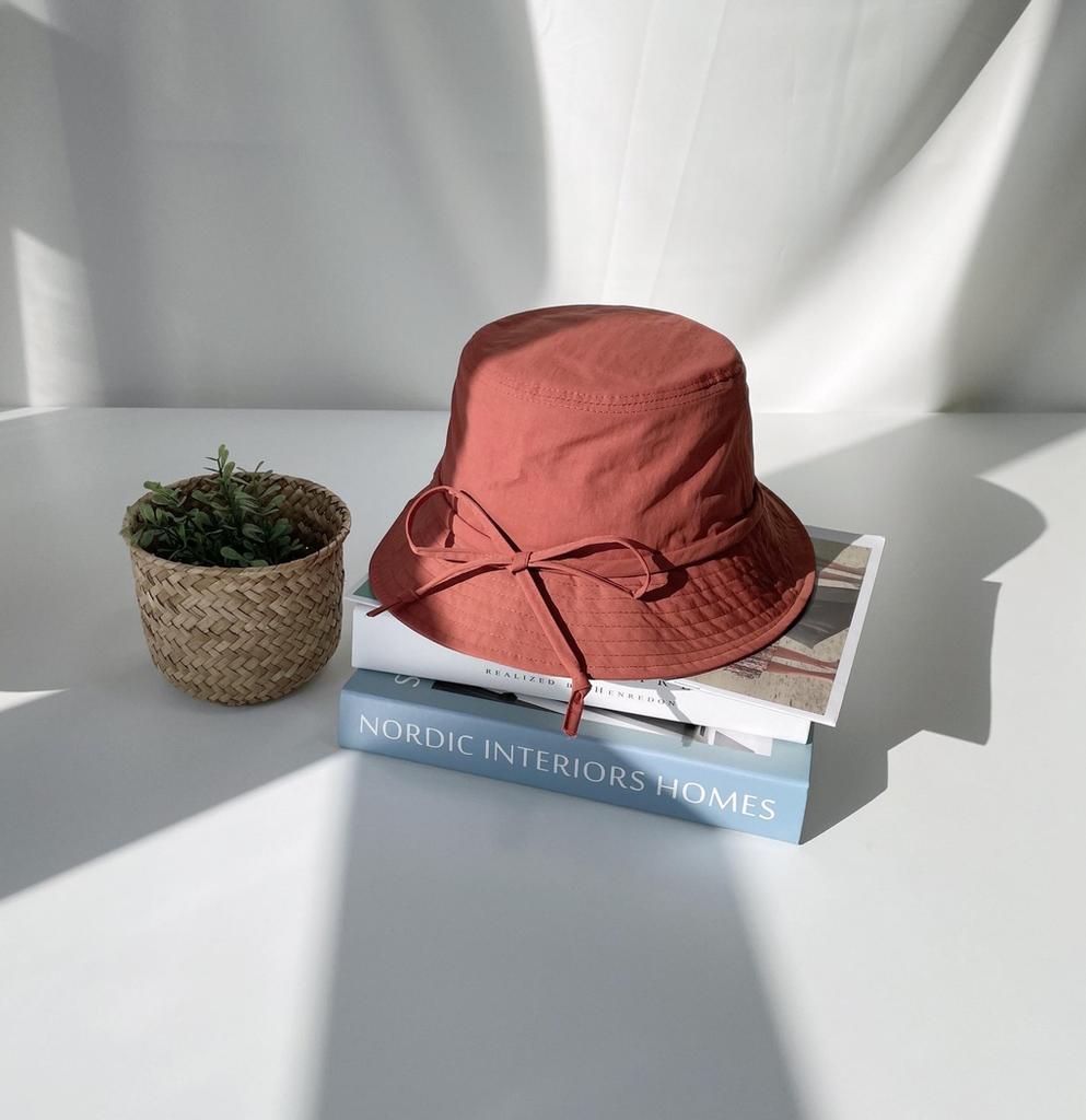 Daily Bucket Hat with Back Ribbon Strap