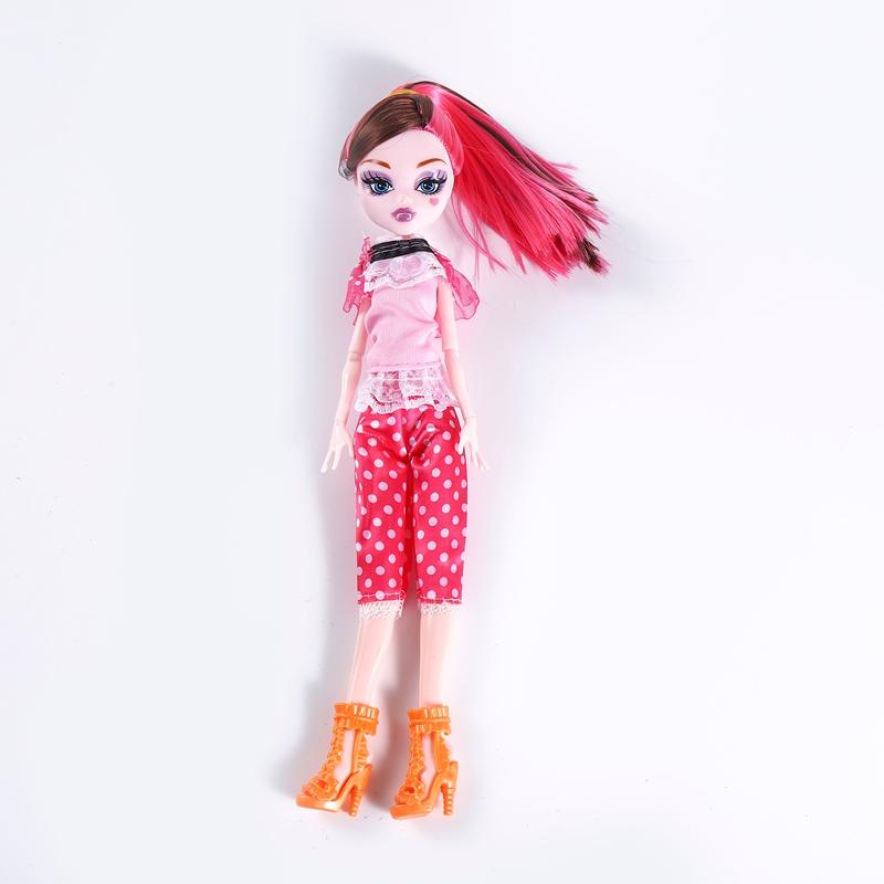 3PCS/set Fasion Monster Dolls Draculaura/Clawdeen Wolf/ Frankie Stein / Black WYDOWNA Spider Moveable Body Girls Toys
