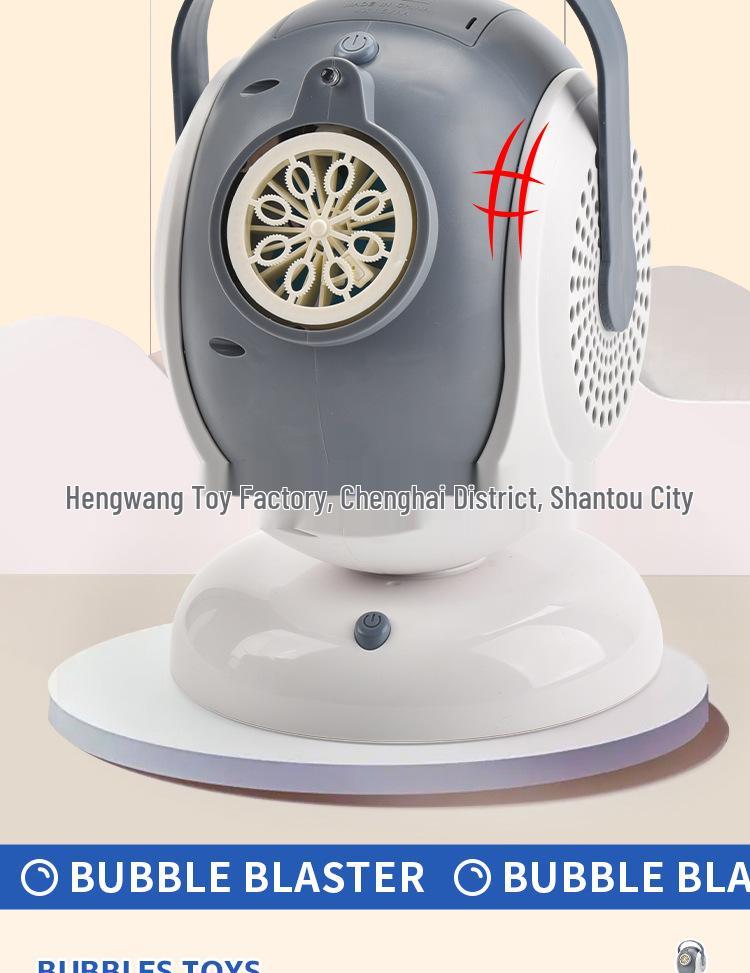 360° Automatic Bubble Machine: Wedding, Party & Kids' Summer Fun Toy