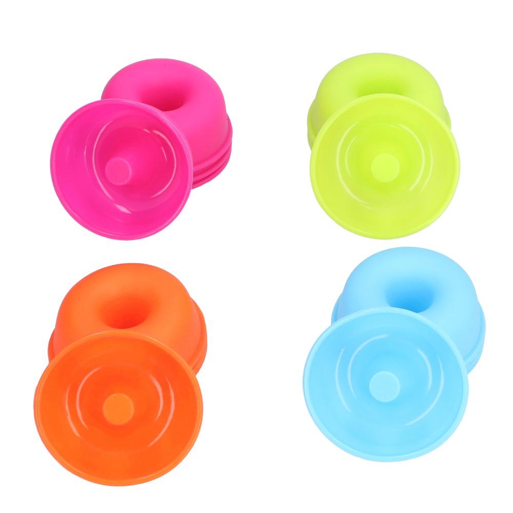 16pcs Non-Stick Silicone Baking Mold Colorful Baking Cups Durable Donut Mold  Bakery Catering