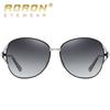 aoron Polarized Women's Sunglasses Trend Two-color Gradual Change Sunglasses Large Frame Diamond Glasses