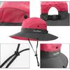 3 Pieces Womens Ponytail Wide Brim Sun Hat Packable UV Protection Beach Cap for Fishing & Hiking