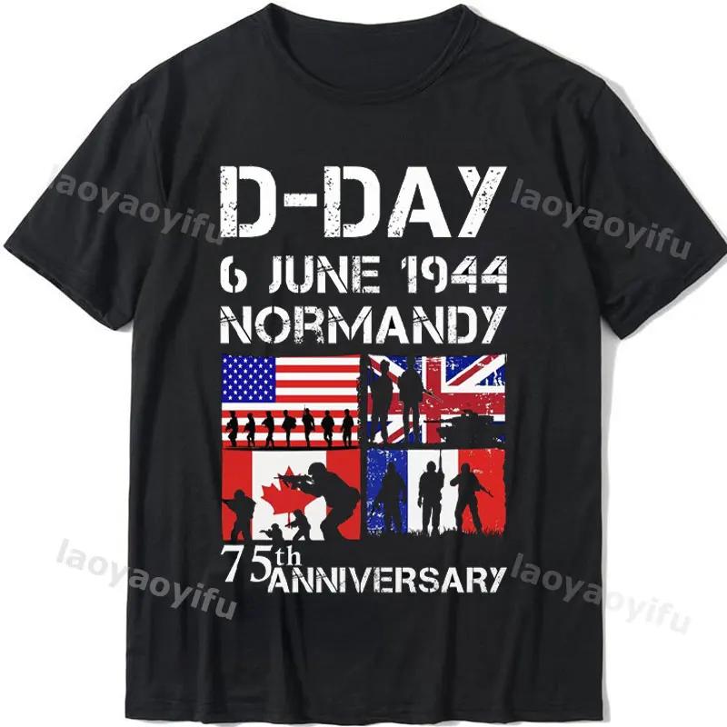 2024 Commemoration Of The Norunisexdy Landings D Day Printed Tshirt Top Summer Outdoor Unisexs Clothing Classic Karol G Things