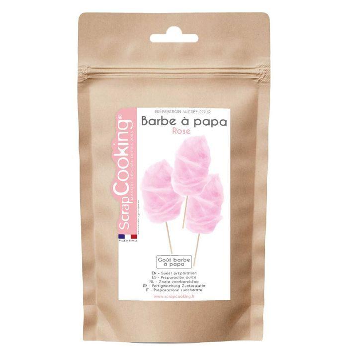 Sweet Preparation Cotton Candy - SCRAPCOOKING - Pink - Cotton Candy Flavor - 400g