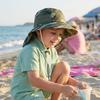 Children's Breathable Sun Hat with Detachable Face Cover for Outdoor Travel & Mountaineering