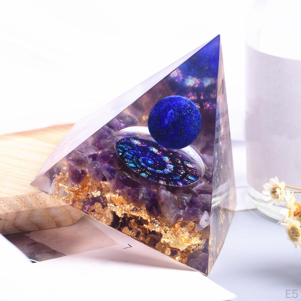 Crystal Pyramid Decorative for Crafts Ornament Home Decoration Christmas