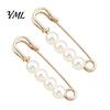 Neckline Fixation Clip 2Pcs Faux Pearl Waist Tightener for Pants, Reusable Cincher Pin Invisible Button Loose Jeans, No Sewing Waistband Skirts Jeans