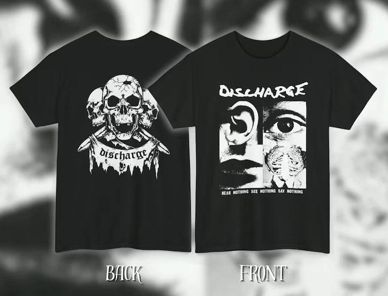 Discharge – Hear Nothing See Nothing Say Nothing Album Artwork | Gildan Heavy XL