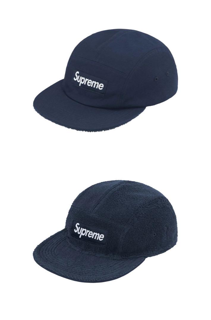 

[USED] Nearly Reversible Terry Camp Cap Navy