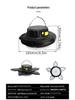 Lotus-Shaped Solar Rotating LED Lamp: USB-Rechargeable for Outdoor Camping, Night Market, and Emergency Use.