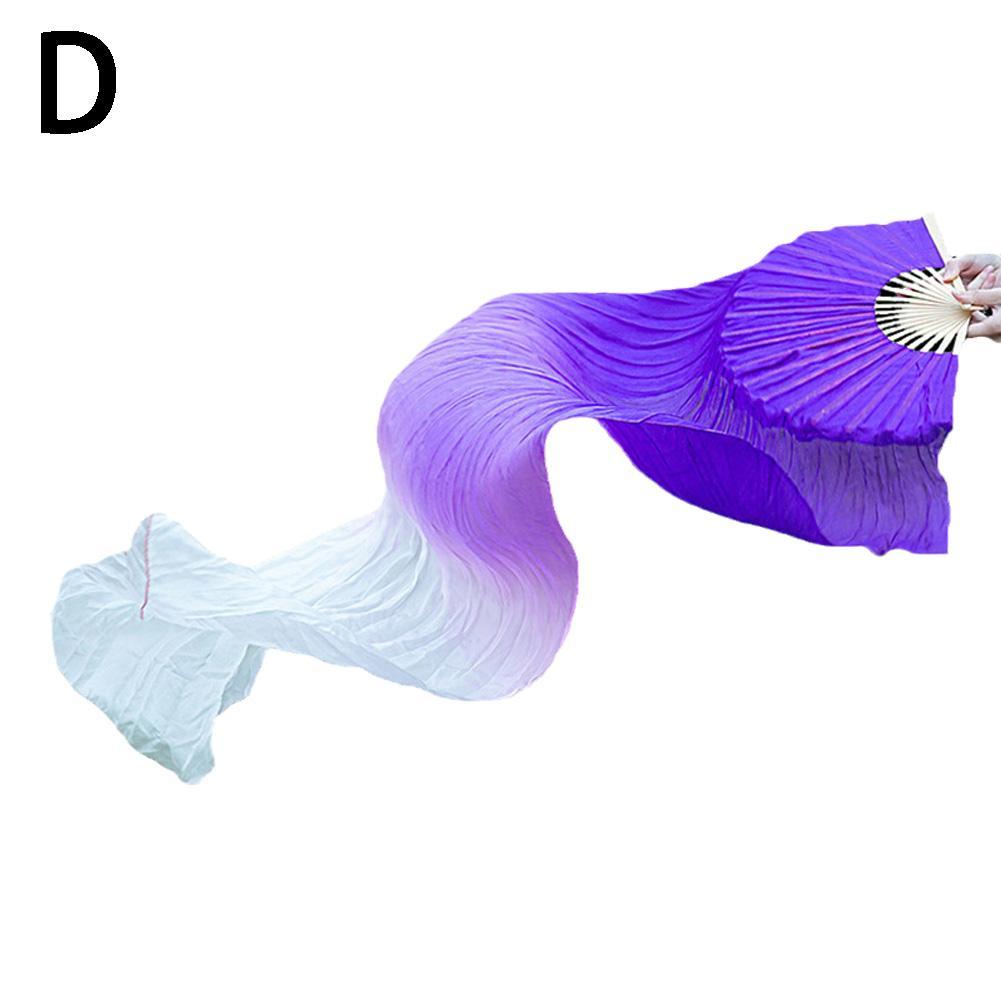 Home Decor Dancing Fan Extended Floating Head Gradient Color Dance Fans Portable Belly Dance Fan Dance Performance Wedding