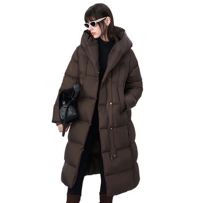 Jinyujie Women's Long Thick Down Puffer Coat Y24808198