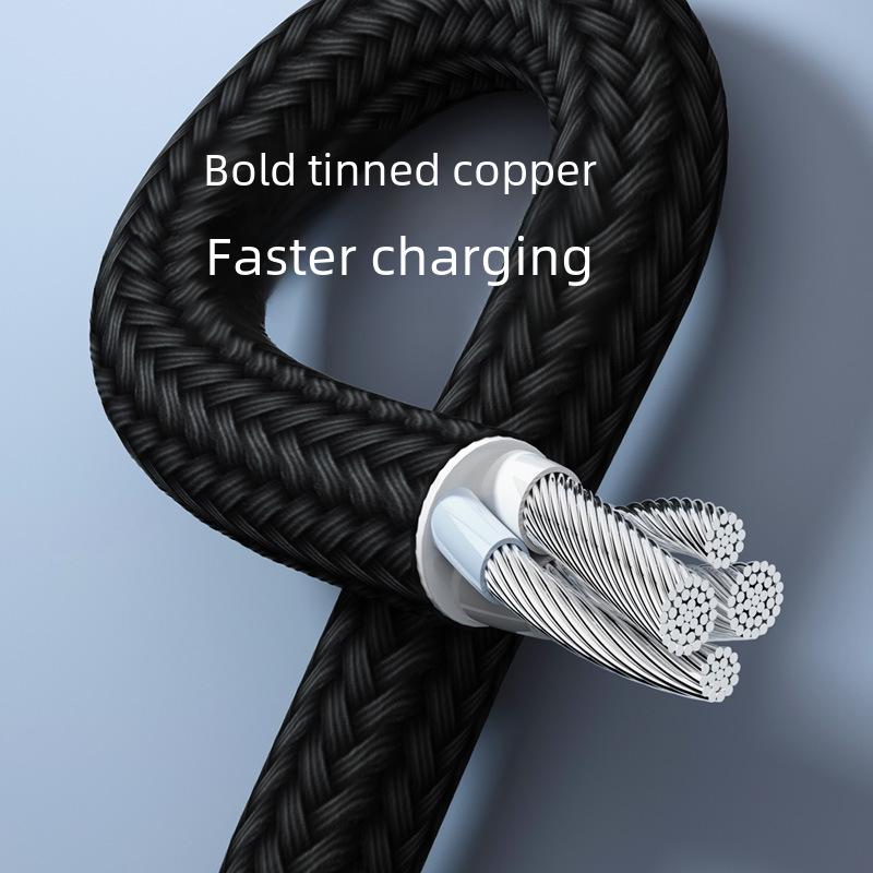 Cablu de încărcare super rapidă cu dublă putere 5A cu porturi duble de tip C