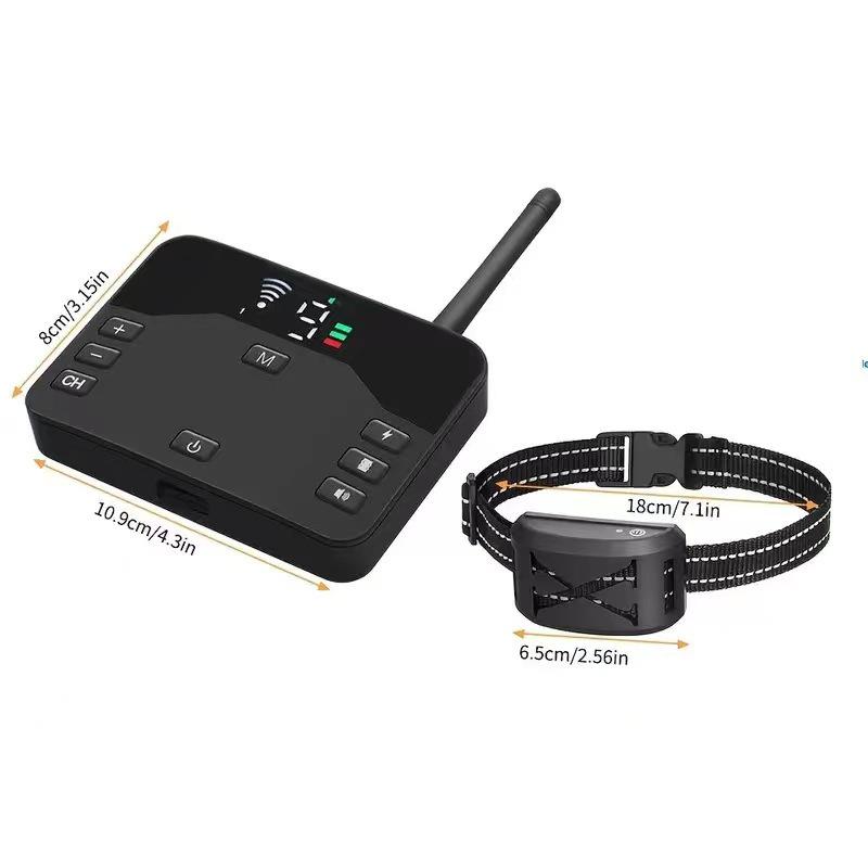 Rechargeable Waterproof Dog Training Collar with Bark Control & Remote