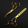 6.0" Golden Walker Left-Handed Hairdressing Scissors Set – Straight & Thinning Shears