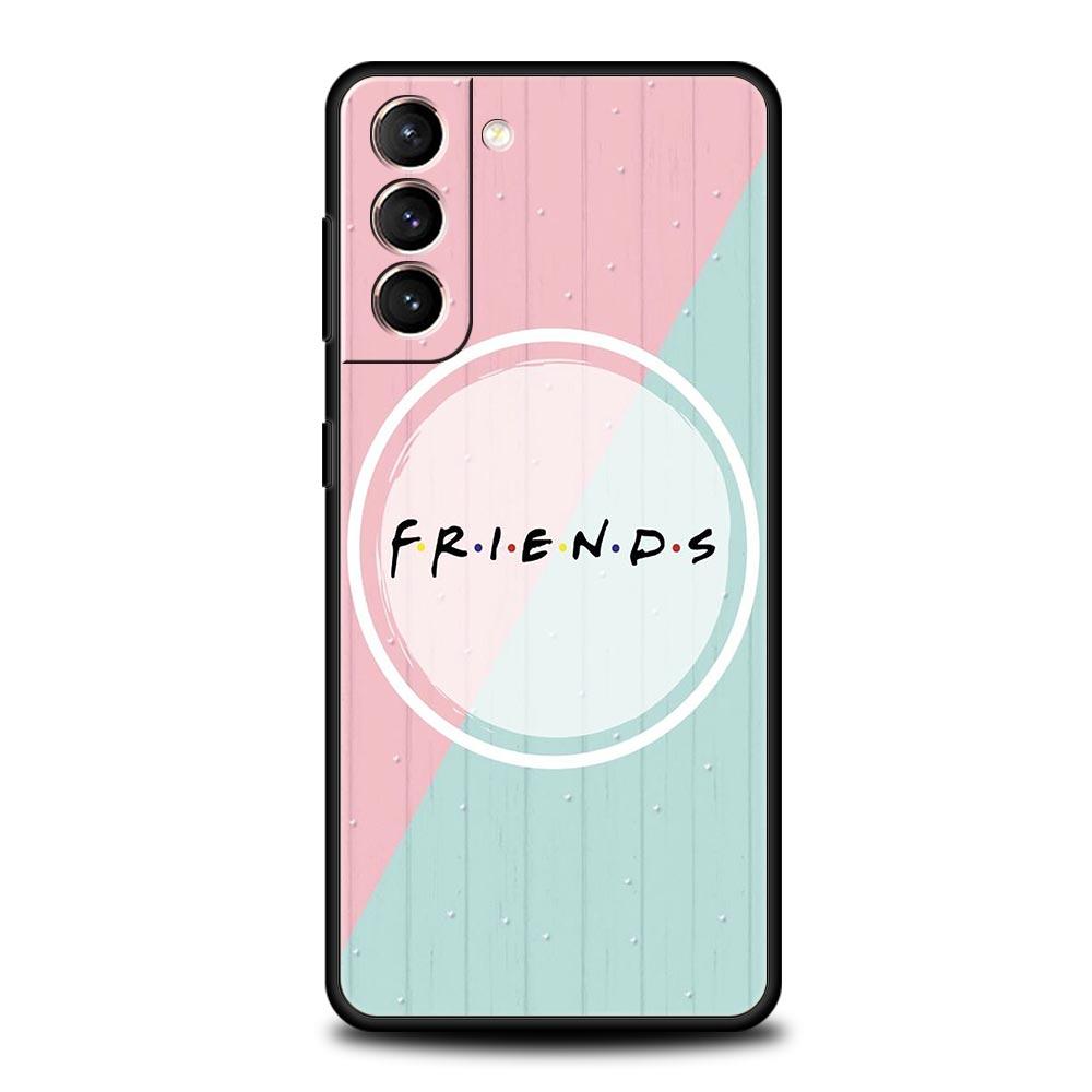 Friends Phone Case for Samsung Galaxy S26 S25 S24 S23 S22 S20 S21 FE Ultra S25 Edge Plus 5G Soft TPU Cover Fundas Capa Coque Bag