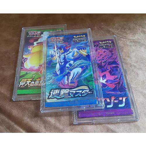 Kawashima Seisakusho FPPS-2 Full Protection Pack S Full Protection Pack Case, Small Size, for Unopened TCG Packs (1 Piece)