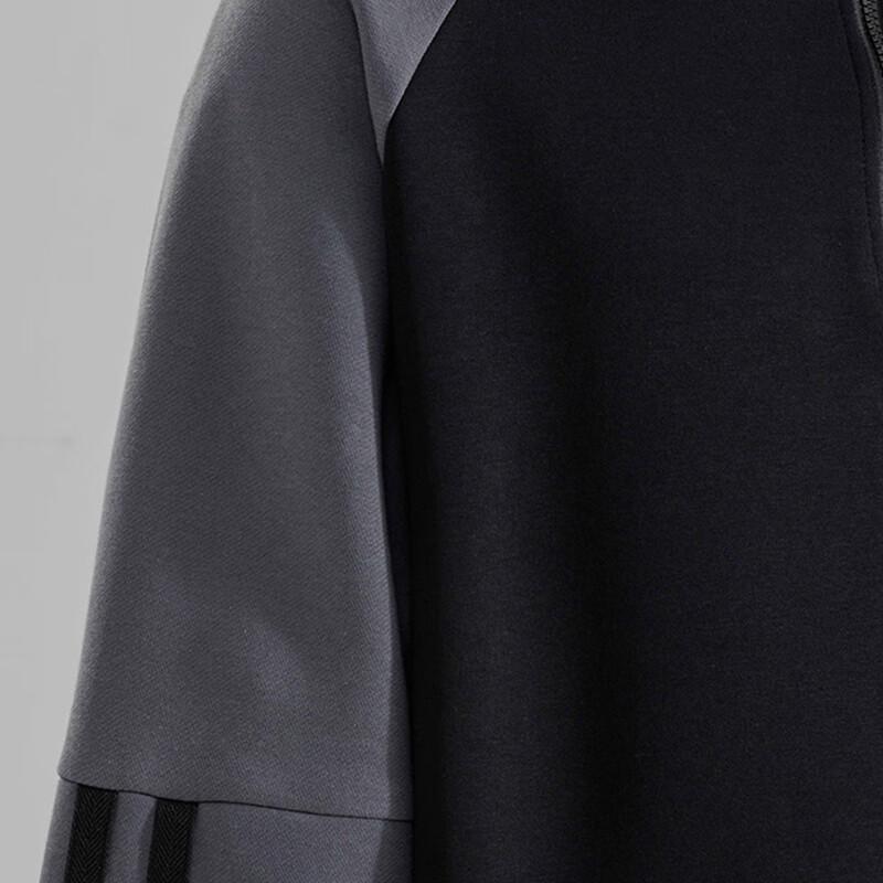 Playboy Men's Half-Zip Color-Block Stand-Collar Sweatshirt