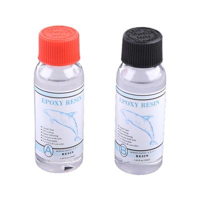 Epoxy Resin Crystal Clear Hard Type Glue AB Crystal Glue Ultraviolet Curing Resin for DIY Jewelry Making Craft 50ml