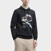 FILA Heritage Series Printed Letter Hoodie Men Hoodies Black F11M348207F-BK