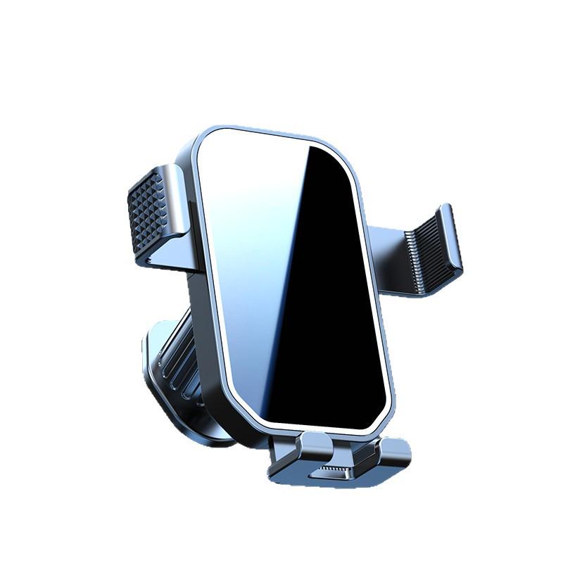 Gravity-Activated Car Phone Holder with One-Hand Operation