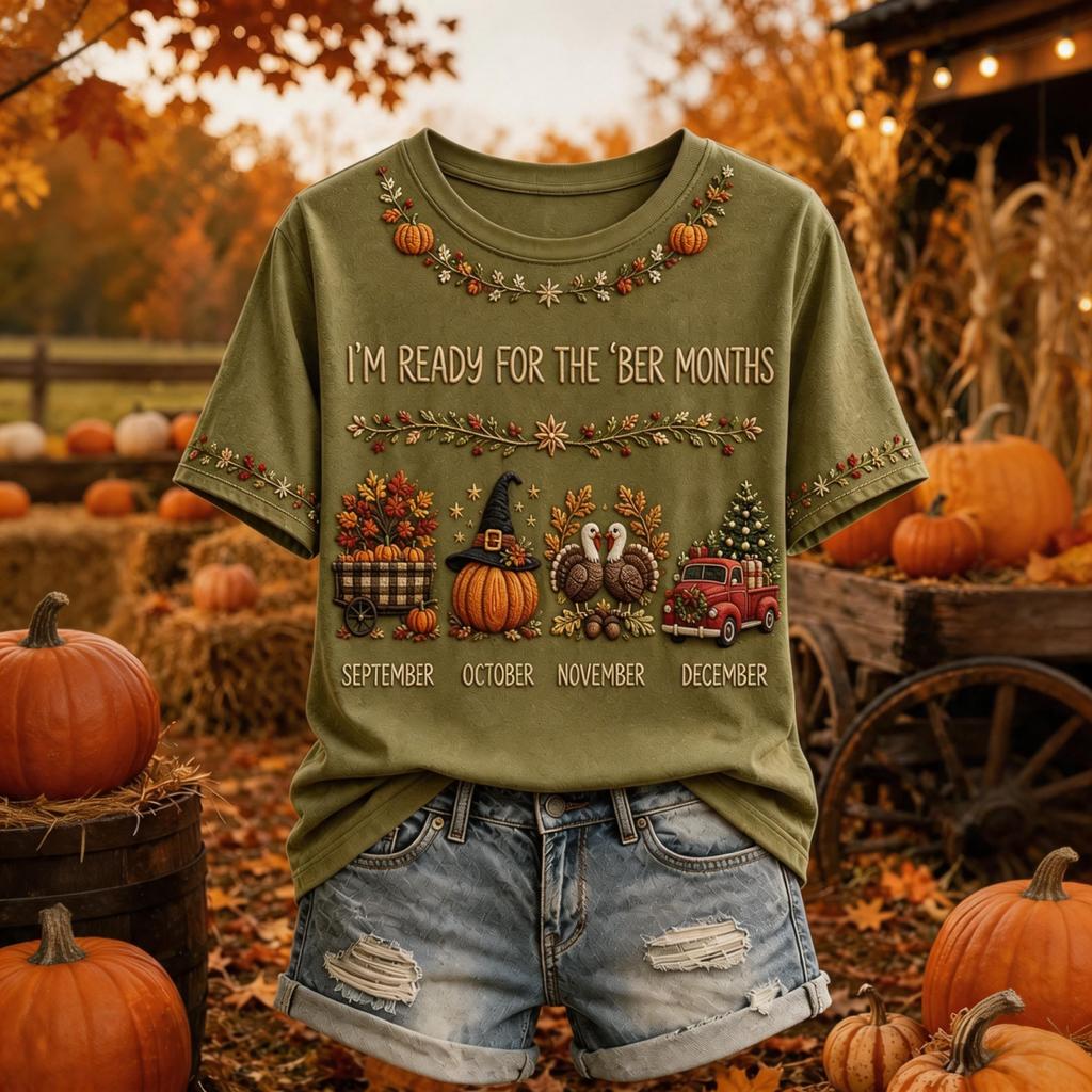 Women's Halloween Print V-Neck Short Sleeve T-Shirt Casual Fall Top for Party Daily Wear