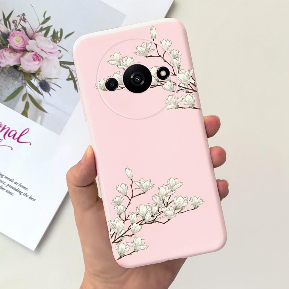 For Funda Xiaomi Redmi A3 Case Women Fashion Girly Flower Butterfly Bumper For Xiaomi Mi A3 Mia3 RedmiA3 Coque Soft Silicone