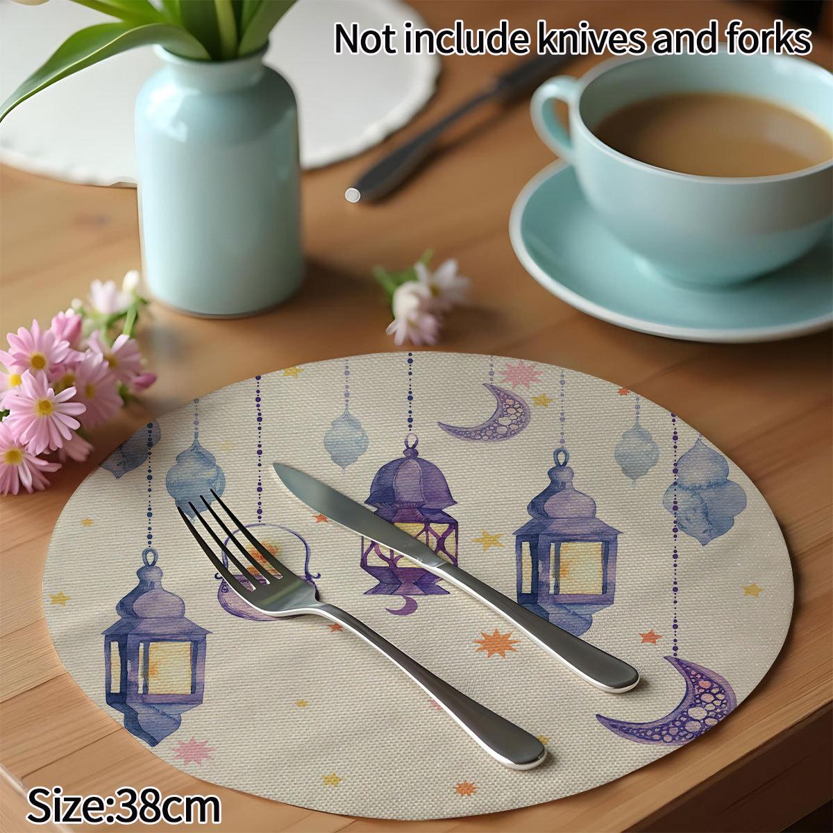 

Ramadan Tissues Party Supplies Ramadan Decorations Islam Muslim Table Accessories Eid Mubarak Placemat Dinner Mat Gifts