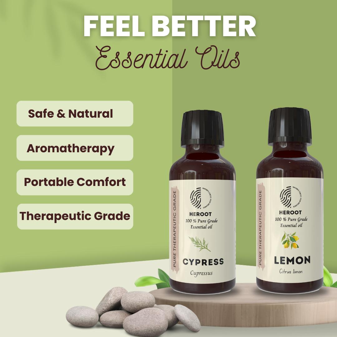 

Better Feel - Ароматерапія та дифузор з ефірною олією кипарису та лимона для підтримки настрою Pack = 15 ml