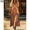 Women's Fashion Summer Spring Short Sleeve V-Neck Loose Waistlinet Casual Dresses