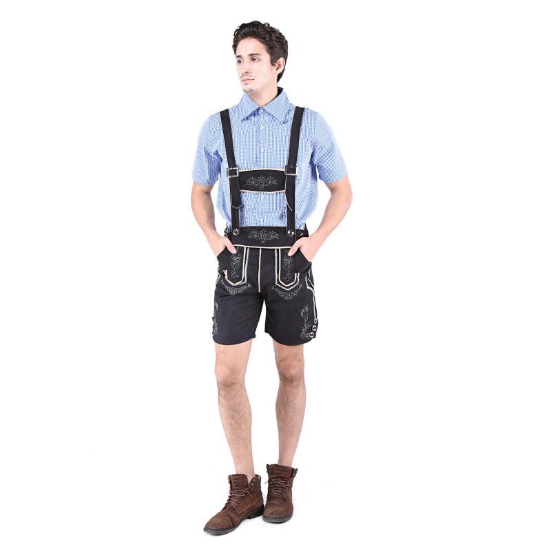 

Хэллоуин Баварский Октоберфест Костюм Взрослый Мужской Костюм для Вечеринки Выступления S