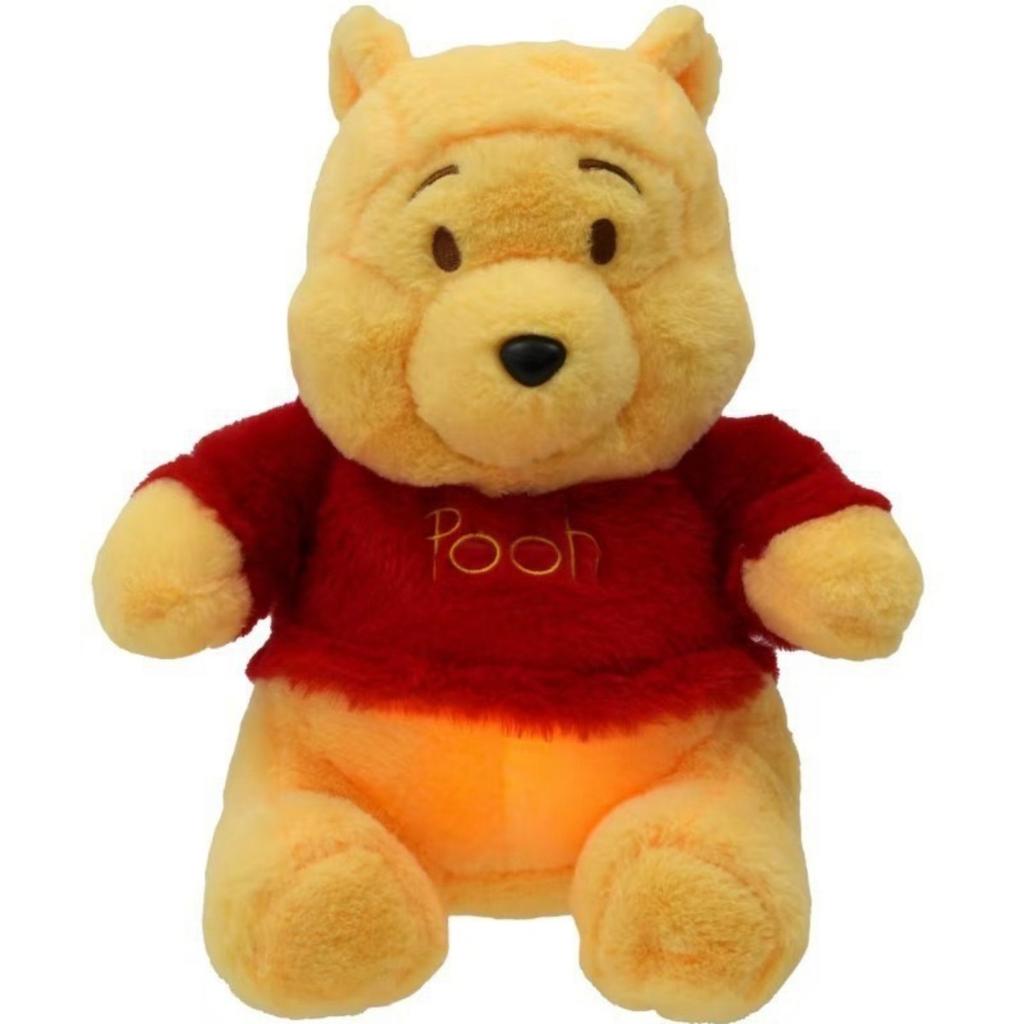 JOYBLISS Baby Breathing Capybara Soothing Plush Bear Doll with Music Lights Rhythmic Breathing Sleeping Companion Doll Baby Sleep Soother