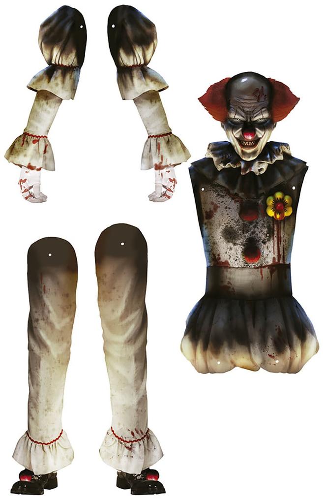 Clown Horror Halloween Decoration 180Cm