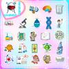 50 Experimental Setup Stickers Physical Chemistry Equipment Cartoon Stickers Pharmacist Chemical Equation Personalized Stickers