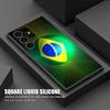 Brazil Brazilian Flag S26Ultra Case For Samsung Galaxy S26 S25 S24 S23 S20 S21 FE S22 Ultra S25 Plus 5G Cases Soft Phone Cover