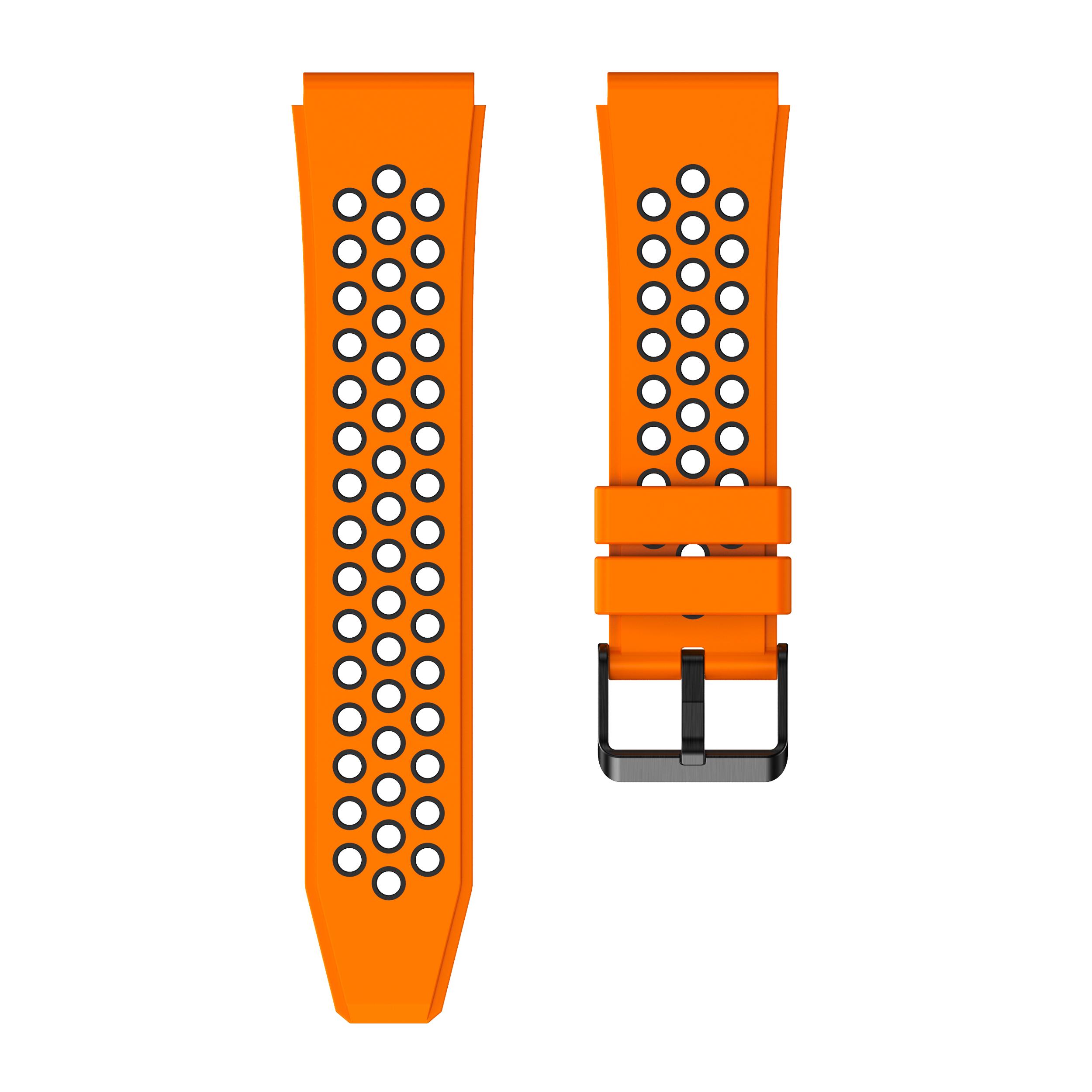 22mm Lug End Silicone Strap For Zeblaze Ares 3 Pro / Stratos 3 2 Sport Band Replacement WristBand For Zeblaze Vibe 7 Pro / Lite 22mm