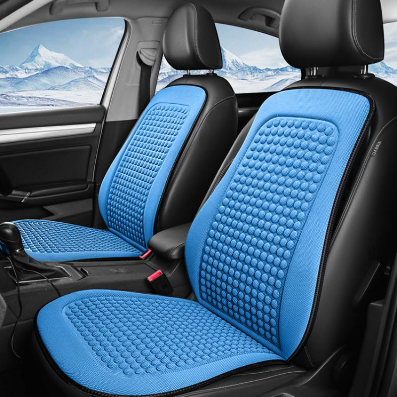 Coprisedile universale per auto, in seta di ghiaccio, traspirante, estivo, fresco, per schienale auto, accessori per interni auto