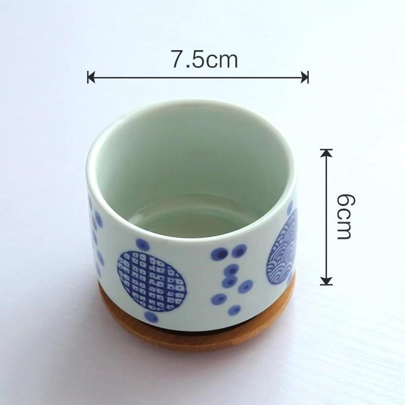 

Японські керамічні сукуленти Рослини Контейнер Офіс Бонсай Кактус Квітковий горщик Кашпо Домашній сад Декор Орнаменти