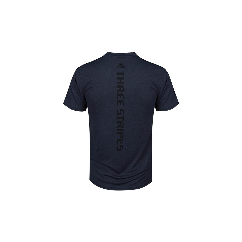 Adidas T Shirts Men's Blue Crew Neck Moderate Straight Fit GR7101